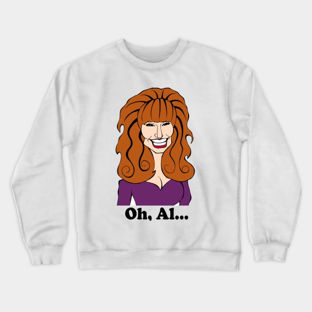 Peg Bundy Crewneck Sweatshirt by cartoonistguy